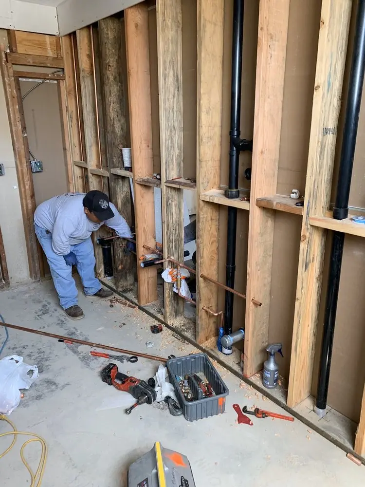 Commercial rough-in plumbing for Gas Line Repair in Nuestro Barrio
